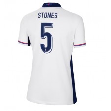 England John Stones #5 Hjemmedrakt Kvinner EM 2024 Kortermet